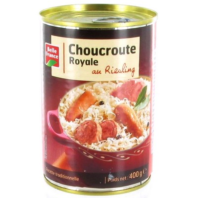 CHOUCROUTE ROYALE AU RIESLING BF BOITE 1/2 400 G