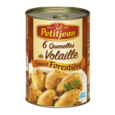 PETITJEAN - Poultry Quenelles with Forest Mushroom Sauce 400g