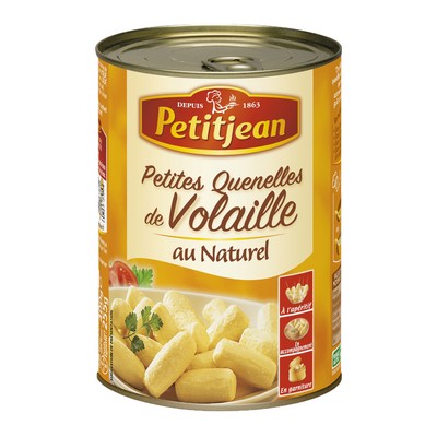 PETITJEAN - PETITES QUENELLES DE VOLAILLE AU NATUREL 255g