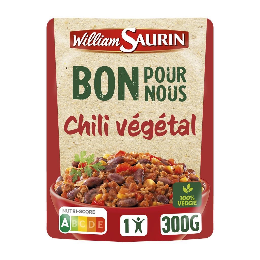 WILLIAM SAURIN - DOYPACK BON POUR NOUS CHILI VEGETAL 300G