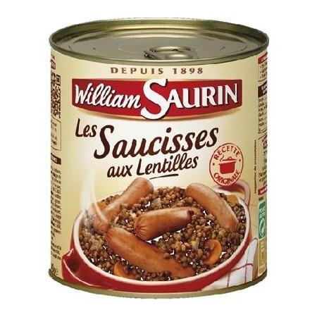 William Saurin - Sausages with Lentils 840g