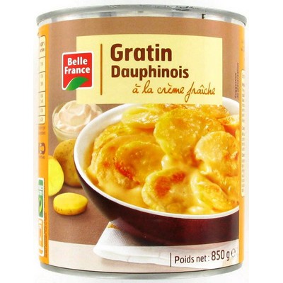 Creamy Dauphinoise Gratin Belle France Can 850g