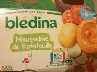 BLEDINA Jars Ratatouille Purée 2x200g From 6 Months