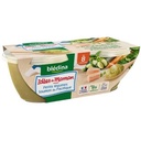 BLEDINA BOWLS Green Vegetables & Salmon with Basil 2x200g From 8 Months
