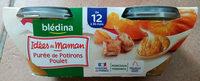 BLEDINA Bols Purée de Butternut & Poulet 2X200G Dès 6 mois