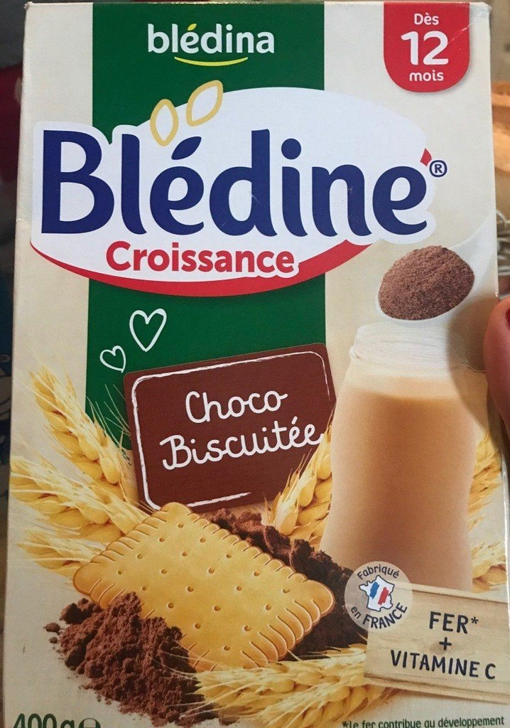 BLEDINA BLEDINE CROISSANCE Cacao Biscuit 400g Dès 12 mois