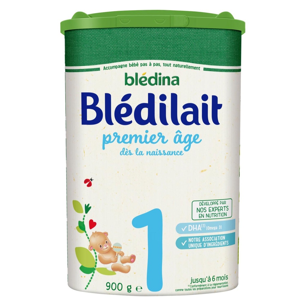 BLEDINA Blédilait Lait poudre 1er âge 900g de 0 à 6 mois