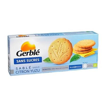 GERBLE SANS SUCRES SABLE CITRON YUZU 132G