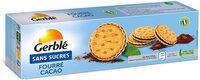GERBLE SANS SUCRES FOURRE CACAO 185G