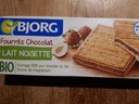 BJOR Organic Biscuits Filled with Milk Chocolate & Hazelnut 225g