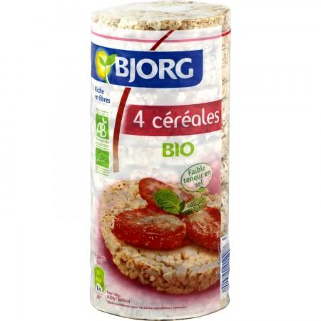 BJOR Organic 4-Grain Rice Cakes 130g