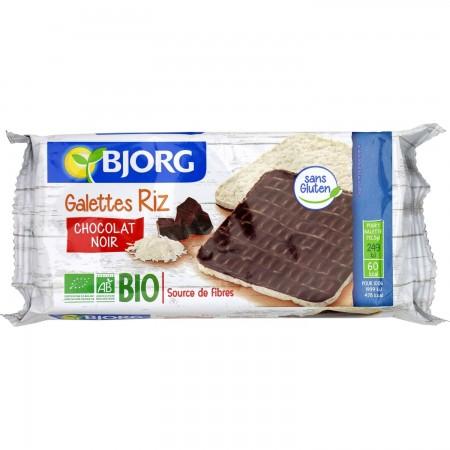 BJOR Galette riz chocolat noir 90g bio