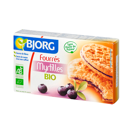 BJOR Organic Blueberry-Filled Biscuits 175g