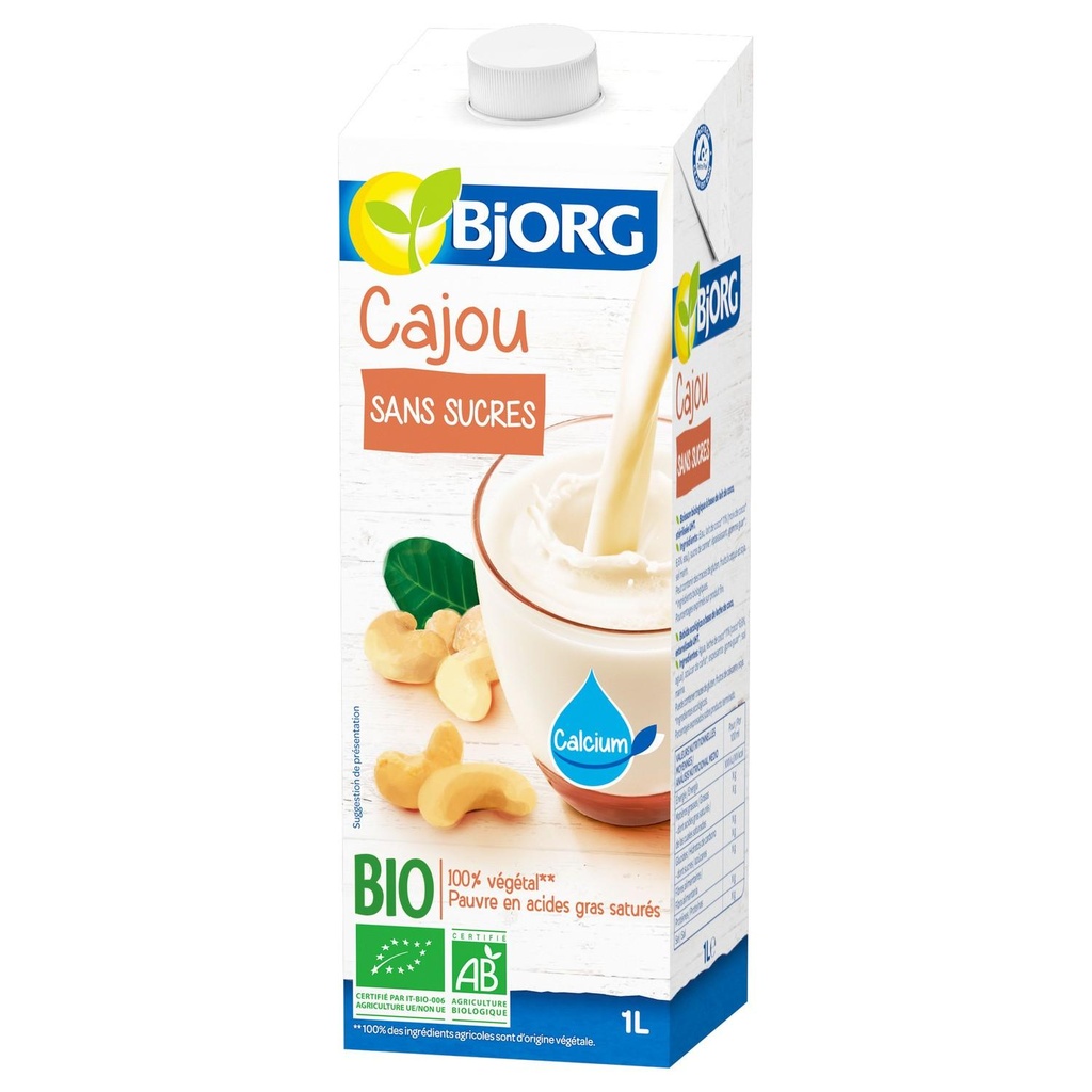 BJORG Boisson cajou 1L bio