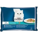 GOURMET PERLE Sea Delights 4x85g Fresh Pouches for Adult Cats