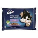 FELIX Tender Shreds in Jelly - Mixed Selection - 4x85g - Fresh Pouches for Adult Cats