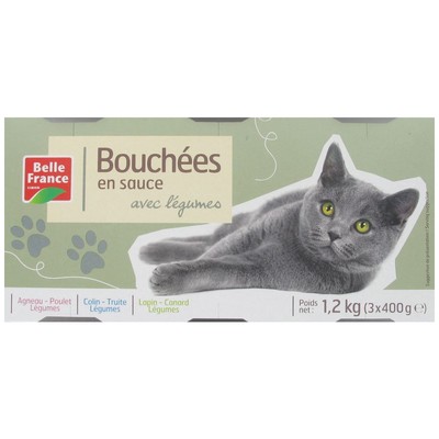 3 PACKS 1X2 GAME PATE CAT FOOD BF