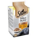 SHEBA Daily Delights Poultry in Gravy Cat Food Pouches 6x50g