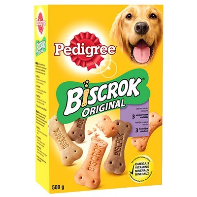 PEDIGREE Biscrok Biscuits 3 varieties for dogs 500g