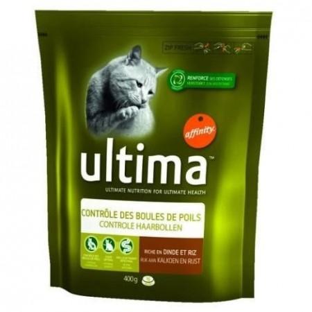 ULTIMA croquettes Chat Boules de poils 400g