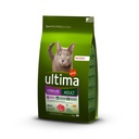 ULTIMA croquettes Chat Stérilisé Adulte Bœuf 1,5kg