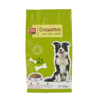 Belle France Poultry & Vegetable Dog Kibble 4kg Bag