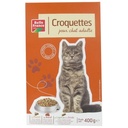 CROQUETTE CHAT POUL/BOEUF/LAPIN/DIN BF ETUI 400 G