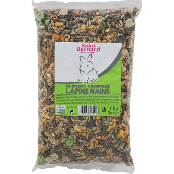 1kg Bag Dwarf Rabbit Food