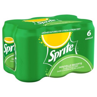 Sprite Can 33cl x6 Sleek