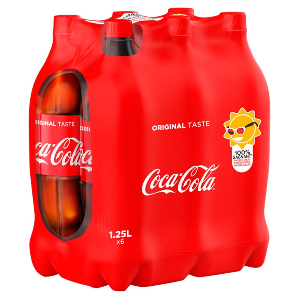 COCA-COLA PET 1.25LX6 CONTOUR