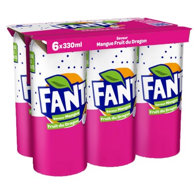 FANTA MANGUE FRUIT DU DRAGON BOITE 33CLX6 SLEEK