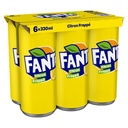 Fanta Lemon Frappé Pack 6x33CL Cans