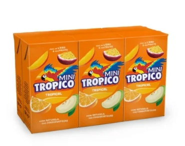TROPICO TROPICAL FRUIT DRINK 6x20cl JUICE BOX