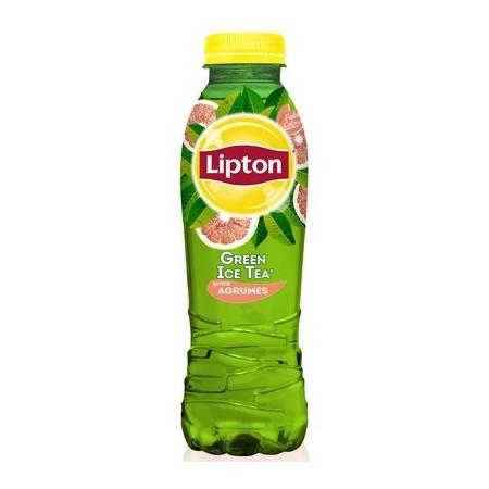 Lipton Thé vert glacé saveur citron vert menthe 500 ml