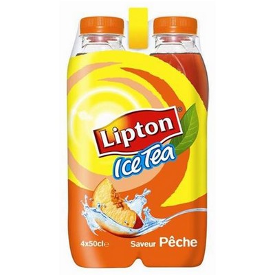 PACK 4X50 ICE TEA PEACH