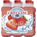 CRISTALINE Strawberry Fruit Juice Spring Water 6x50cl