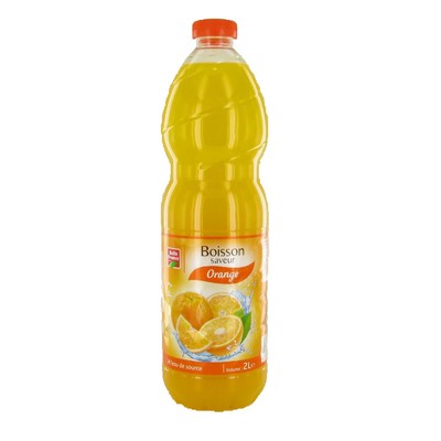 BOISSON AUX FRUITS ORANGE BF BOUTEILLE PET 2 L