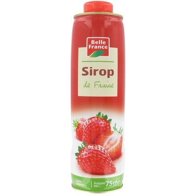 Belle France Strawberry Syrup 75cl