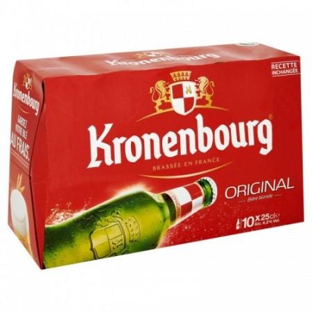 Kronenbourg 10X25CL KRONENBOURG 4.2 DEGRE ALCOOL