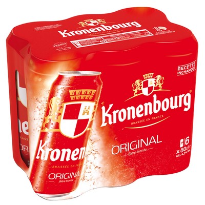 Kronenbourg 6x50cl Cans KRO 4.2% Alcohol