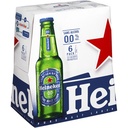 Heineken 0.0 alcohol-free blonde beer 6x25cl