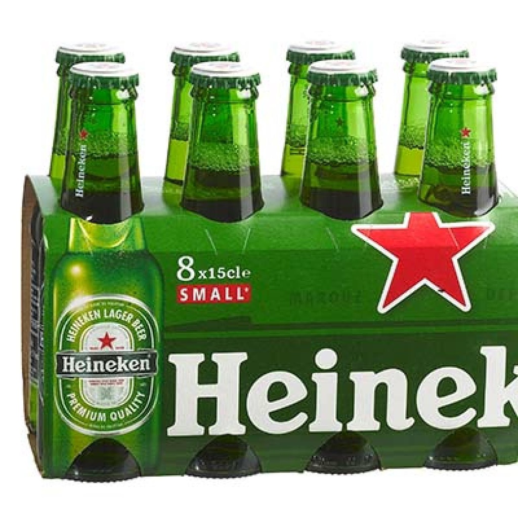 Heineken bière blonde 8x15cl 5°