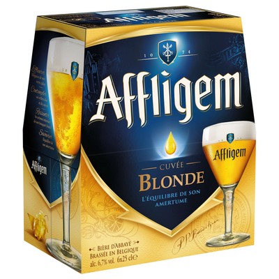 Affligem Blonde Belgian Abbey Beer 6x25cl 6.7°
