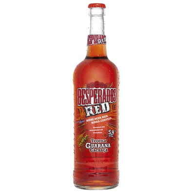 Desperados Red - Flavoured Beer with Cachaça Spirit, Red Fruits, Guarana - 65cl - 5.9%
