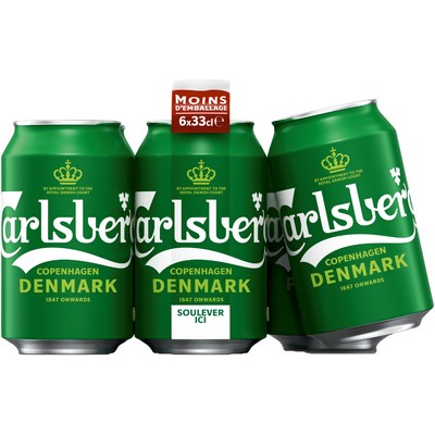 Carlsberg 6X33CL CAN CARLSBERG 5.0 DEGRE ALCOOL