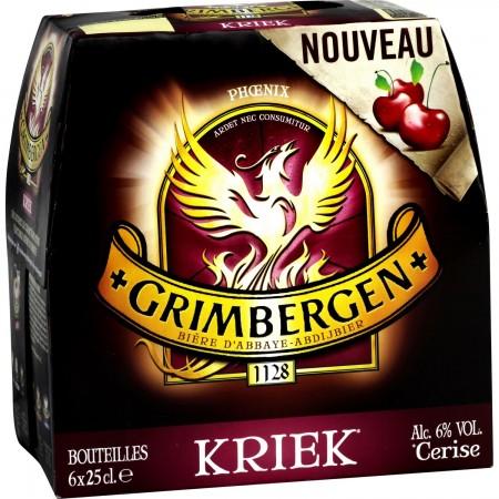 Grimbergen Bière d'Abbaye 6X25CL GRIMBERGEN CERISE 6.0 DEGRE ALCOOL