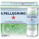 S.PELLEGRINO eau minérale naturelle gazeuse 6x33cl