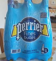 PERRIER FINES BULLES Eau minérale naturelle gazeuse 6 X 1L