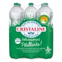Cristaline Sparkling Spring Water 6x1.5L