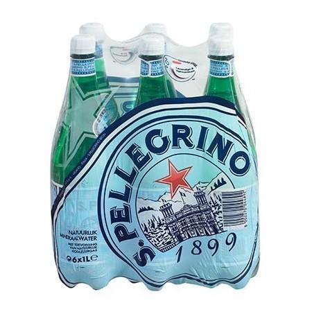 S.PELLEGRINO eau minéral naturelle gazeuse 6 x 1L PET